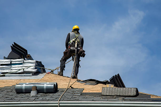 Professional Roofing technician working in Freeport, PA